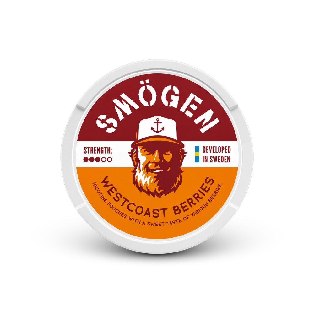 Smögen Westcoast Berries – lata de bolsas de nicotina