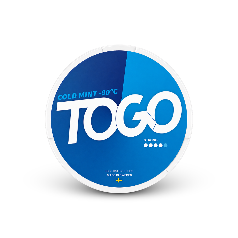 TOGO Cold Mint -90°C – can of nicotine pouches