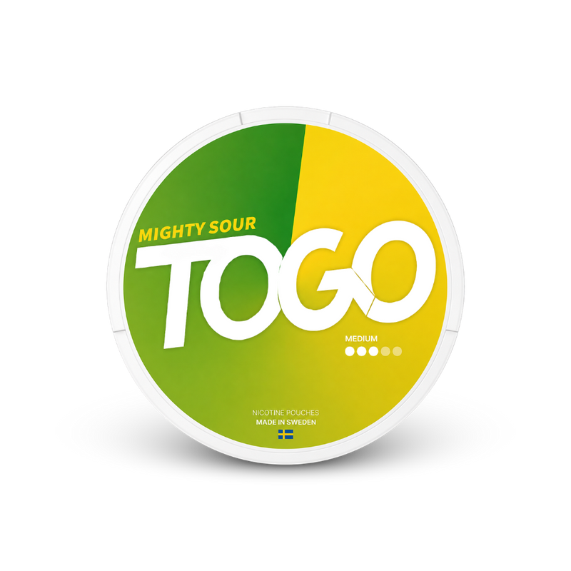 TOGO Mighty Sour – can of nicotine pouches
