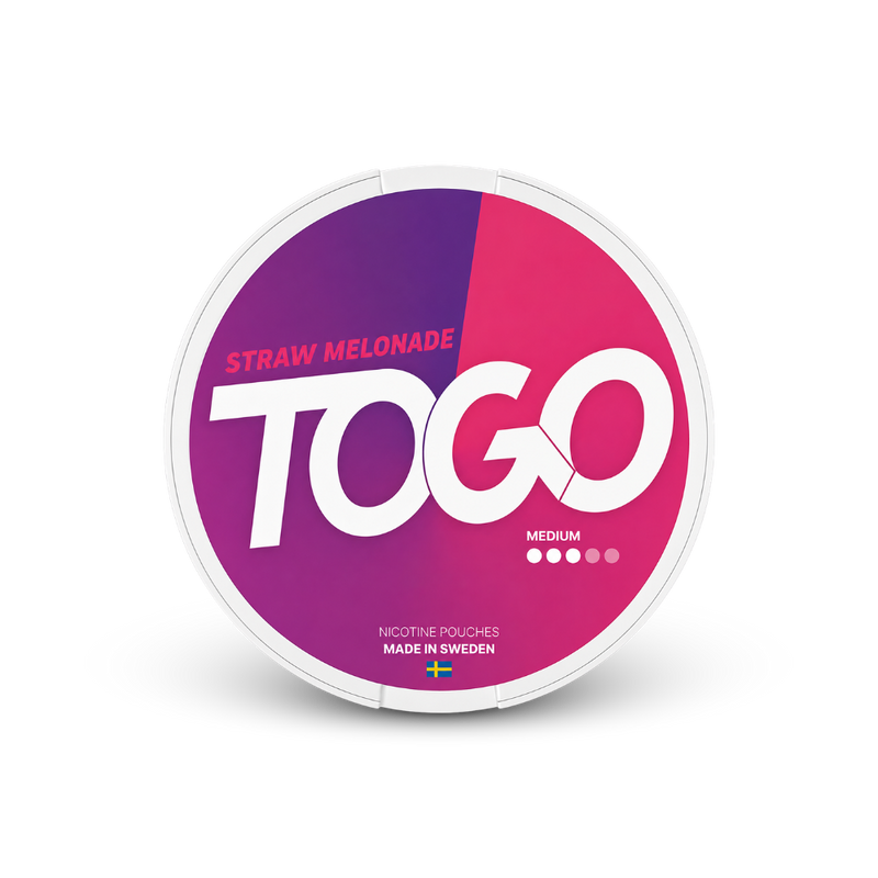 TOGO Straw Melonade – can of nicotine pouches