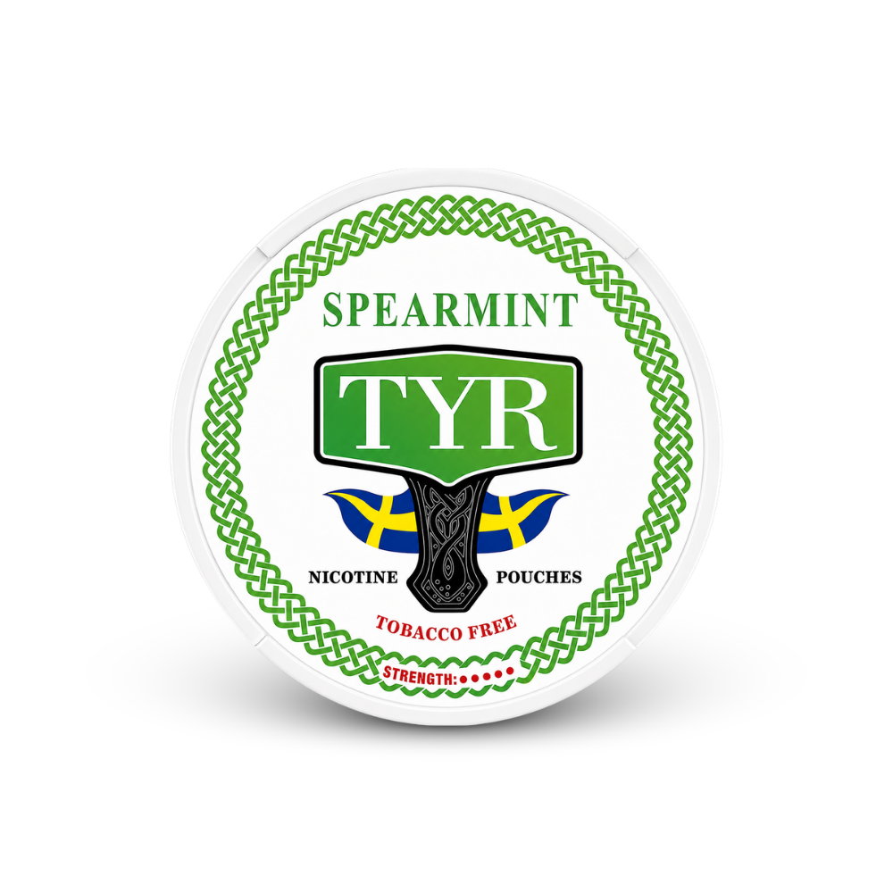 TYR SPEARMINT – can of nicotine pouches