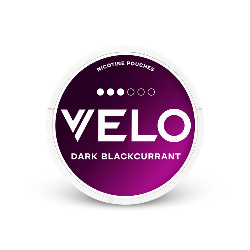 VELO Dark Blackcurrant – κουτί με σακουλάκια νικοτίνης