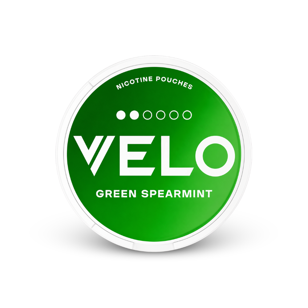 VELO Green Spearmint – lata de bolsas de nicotina