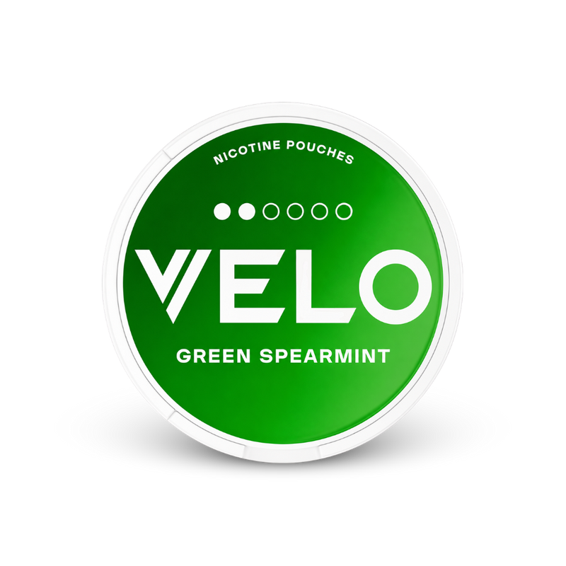 VELO Green Spearmint – κουτί σακουλακιών νικοτίνης