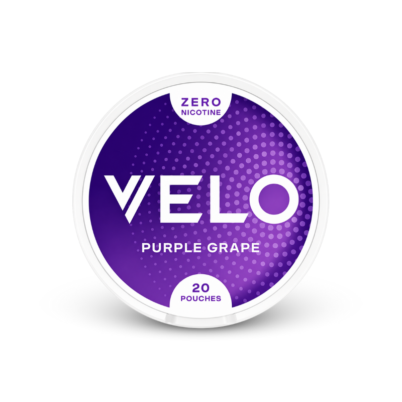 VELO Purple Grape Zero – lata de bolsas de nicotina