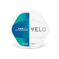 VELO Shift Hot Spearmint – lata de sachês de nicotina
