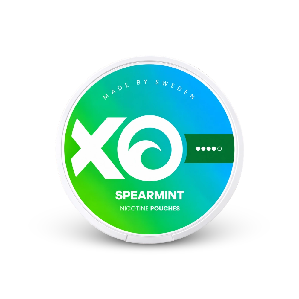 XO Spearmint – can of nicotine pouches
