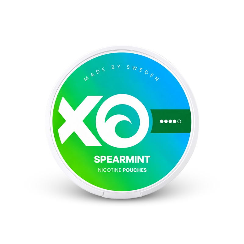 XO Spearmint – can of nicotine pouches