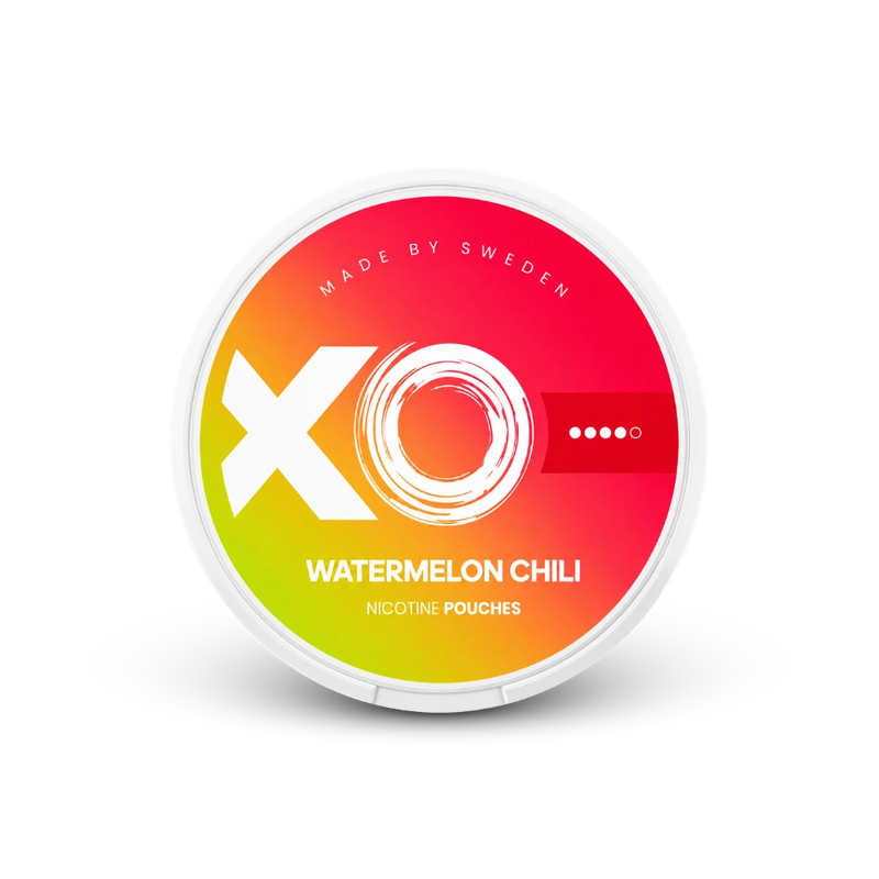 XO Watermelon Chili – can of nicotine pouches