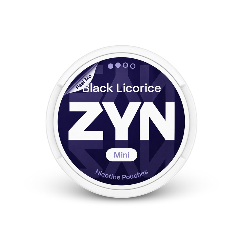 ZYN Black Licorice Mini S2 – can of nicotine pouches