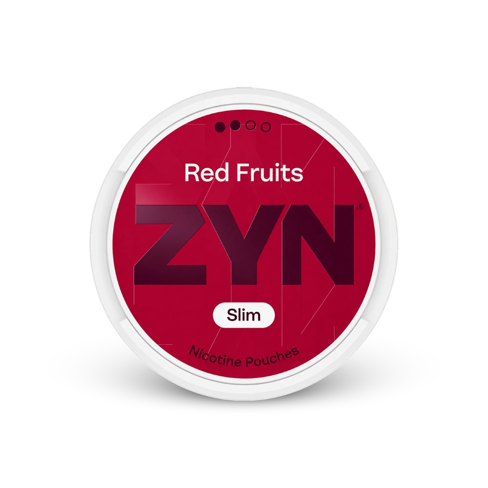 ZYN Red Fruits Slim S2 – lata de bolsas de nicotina