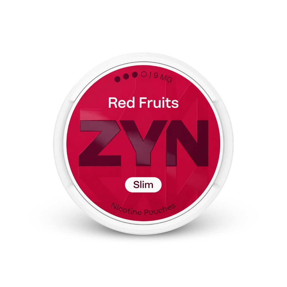 ZYN Red Fruits Slim S3 – lata de sachês de nicotina