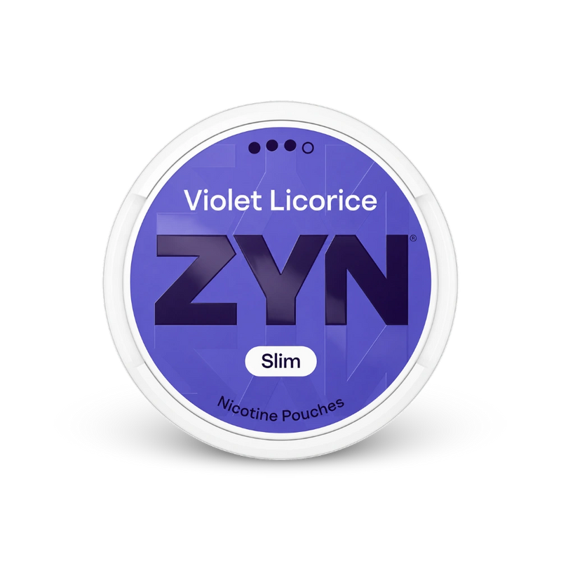 ZYN Violet Licorice Slim S3 – can of nicotine pouches
