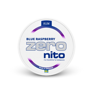 Zeronito Blue Raspberry Slim – can of nicotine pouches