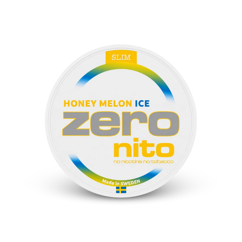 Zeronito Honey Melon Ice Slim – can of nicotine pouches