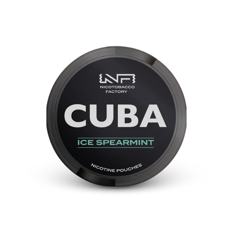Cuba Black Ice Spearmint – lata de saquinhos de nicotina