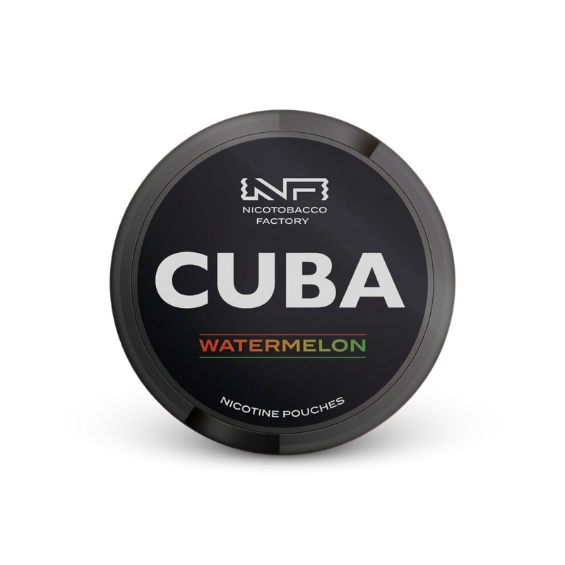 Cuba Black Watermelon – lata de saquinhos de nicotina
