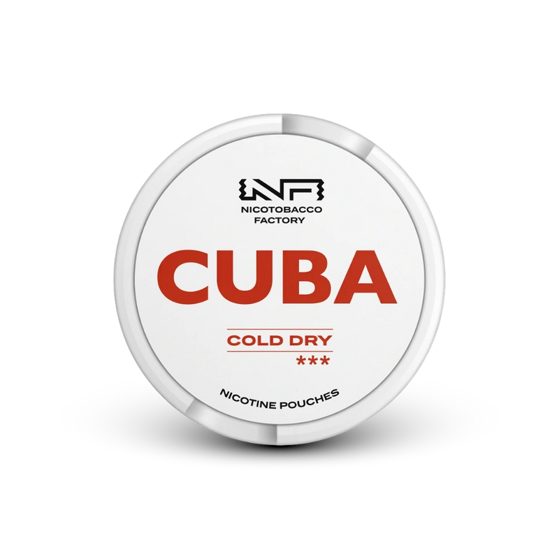 Cuba Cold Dry Medium – κουτί σακουλακιών νικοτίνης