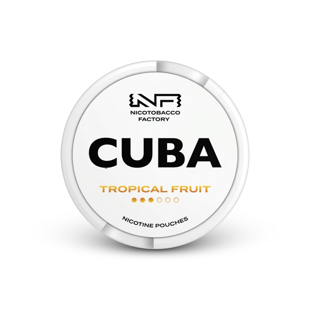 Cuba White Tropical Fruit – can of nicotine pouches