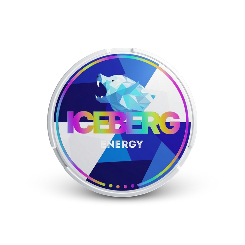 Iceberg Energy – can of nicotine pouches