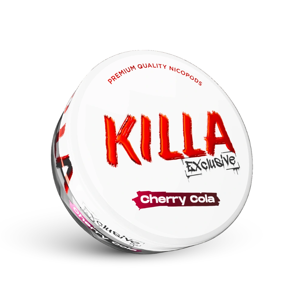 Killa Exclusive Cherry Cola Nicotine Pouches, Kirsch-Cola-Aroma, Premium Quality