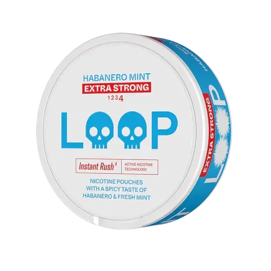 LOOP Habanero Mint Nicotine Pouches Extra Strong 1234mg, 20er Dose mit Habanero- und Minz-Geschmack