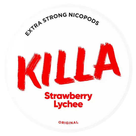 KILLA Strawberry Lychee – lata de bolsas de nicotina