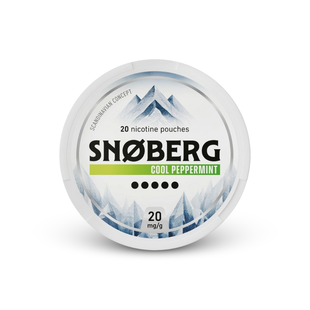 SNOBERG Cool Peppermin 13mg – κουτί σακουλάκια νικοτίνης