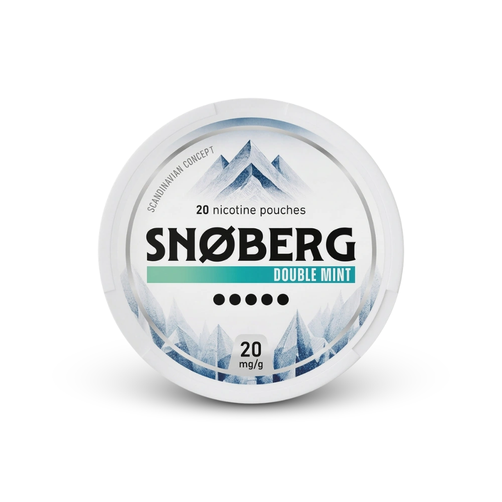 SNOBERG Double Mint 13mg – lata de sachês de nicotina