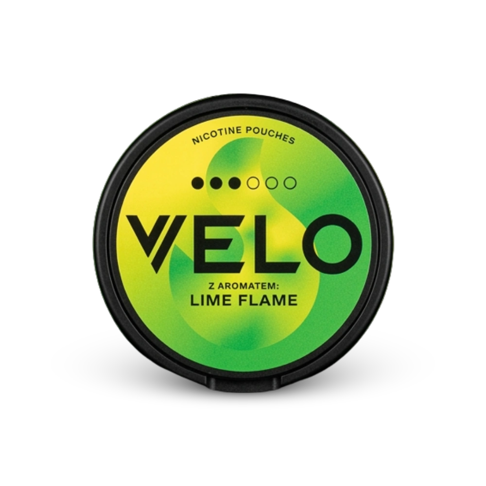 VELO Lime Flame – lata de saquinhos de nicotina