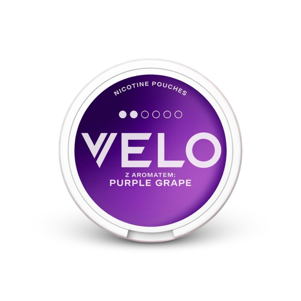Velo Mini Purple Grape – lata de sachês de nicotina