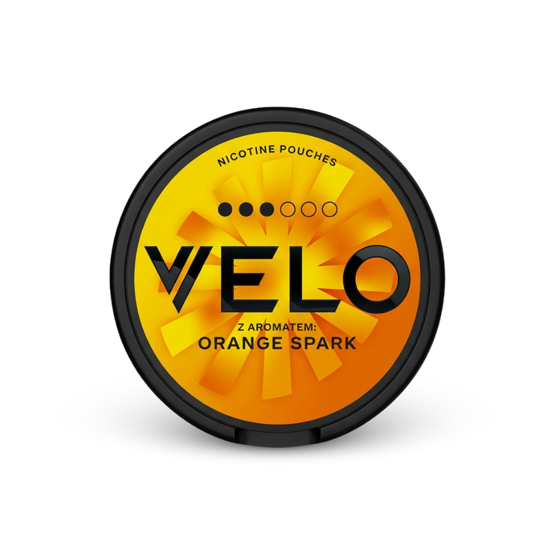 VELO Orange Spark – κουτί με φακελάκια νικοτίνης